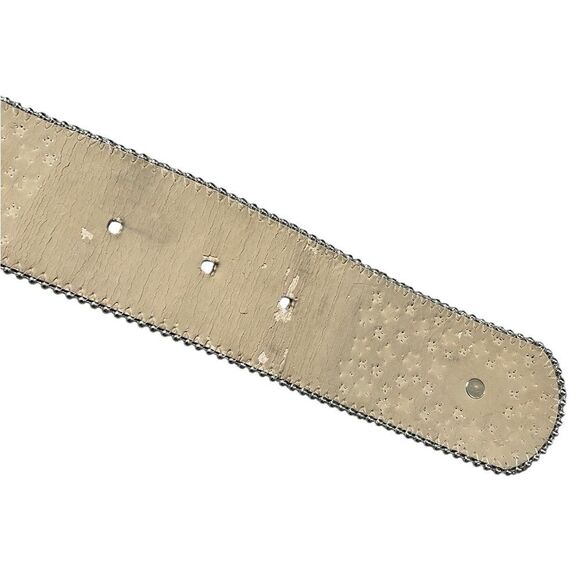 B.B. SIMON Fur and Crystal Embellished Western Belt Size Large - Picture 6 of 15